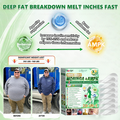 💥Buy 5, Get 5 FREE | 𝐆𝐞𝐞𝐋𝐞𝐦𝐨𝐧® 𝐍𝑴𝑵 × 𝐌𝐨𝐫𝐢𝐧𝐠𝐚 · 𝑨𝑴𝑷𝑲 𝟏𝟎-𝐢𝐧-𝟏 𝐀𝐝𝐯𝐚𝐧𝐜𝐞𝐝 𝐍𝐚𝐧𝐨 𝐌𝐢𝐜𝐫𝐨𝐧𝐞𝐞𝐝𝐥𝐞 𝐏𝐚𝐭𝐜𝐡 — 🇺🇸(𝐉𝐮𝐬𝐭 𝐨𝐧𝐜𝐞 𝐚 𝐝𝐚𝐲, 𝐯𝐢𝐬𝐢𝐛𝐥𝐞 𝐜𝐡𝐚𝐧𝐠𝐞𝐬 𝐢𝐧 𝟕 𝐝𝐚𝐲𝐬）𝘽𝙚𝙧𝙗𝙚𝙧𝙞𝙣𝙚 + 𝙈𝙤𝙧𝙞𝙣𝙜𝙖 𝙁𝙤𝙧𝙢𝙪𝙡𝙖 ✅ 𝐅𝐨𝐫 𝐨𝐛𝐞𝐬𝐢𝐭𝐲, 𝗟𝗼𝗼𝘀𝗲 𝘀𝗸𝗶𝗻,𝐝𝐢𝐚𝐛𝐞𝐭𝐞𝐬, 𝐬𝐥𝐞𝐞𝐩 𝐚𝐩𝐧𝐞𝐚, 𝐣𝐨𝐢𝐧𝐭 𝐢𝐬𝐬𝐮𝐞𝐬, 𝐚𝐧𝐝 𝐦𝐨𝐫𝐞 💥