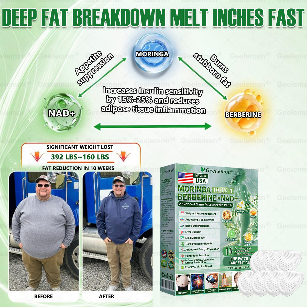 🍀𝐎𝐟𝐟𝐢𝐜𝐢𝐚𝐥 𝐔𝐒 𝐒𝐭𝐨𝐫𝐞| 𝐆𝐞𝐞𝐋𝐞𝐦𝐨𝐧® 𝐌𝐨𝐫𝐢𝐧𝐠𝐚 · 𝐁𝐞𝐫𝐛𝐞𝐫𝐢𝐧𝐞 × 𝐍𝐀𝐃+ 𝟏𝟎-𝐢𝐧-𝟏 𝐀𝐝𝐯𝐚𝐧𝐜𝐞𝐝 𝐍𝐚𝐧𝐨 𝐌𝐢𝐜𝐫𝐨𝐧𝐞𝐞𝐝𝐥𝐞 𝐏𝐚𝐭𝐜𝐡 — 🇺🇸(𝐉𝐮𝐬𝐭 𝐨𝐧𝐜𝐞 𝐚 𝐝𝐚𝐲, 𝐯𝐢𝐬𝐢𝐛𝐥𝐞 𝐜𝐡𝐚𝐧𝐠𝐞𝐬 𝐢𝐧 𝟕 𝐝𝐚𝐲𝐬）𝘽𝙚𝙧𝙗𝙚𝙧𝙞𝙣𝙚 + 𝙈𝙤𝙧𝙞𝙣𝙜𝙖 𝙁𝙤𝙧𝙢𝙪𝙡𝙖 ✅ 𝐅𝐨𝐫 𝐨𝐛𝐞𝐬𝐢𝐭𝐲, 𝗟𝗼𝗼𝘀𝗲 𝘀𝗸𝗶𝗻,𝐝𝐢𝐚𝐛𝐞𝐭𝐞𝐬, 𝐬𝐥𝐞𝐞𝐩 𝐚𝐩𝐧𝐞𝐚, 𝐣𝐨𝐢𝐧𝐭 𝐢𝐬𝐬𝐮𝐞𝐬, 𝐚𝐧𝐝 𝐦𝐨𝐫𝐞 💥