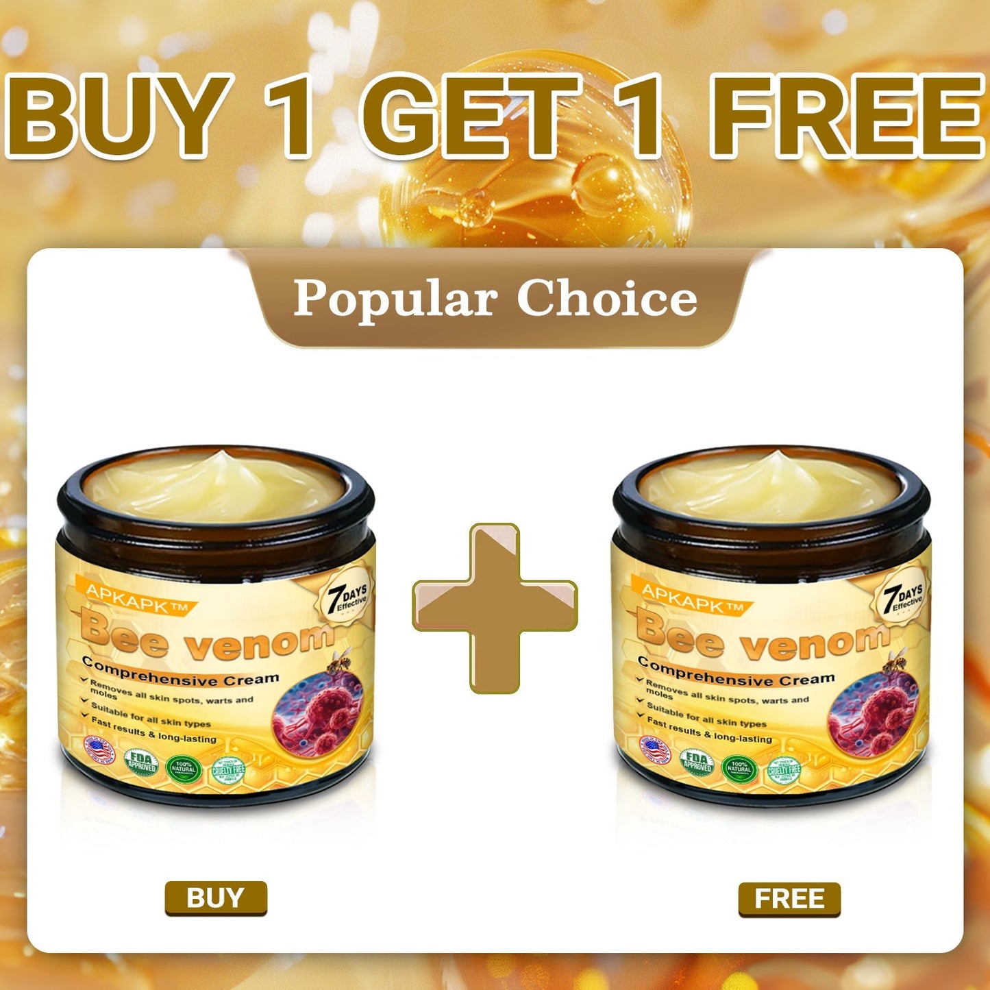 ✨✨ APKAPK® Bee venom Comprehensive Cream 🔥 Sagging Skin, Fine Lines, Loss of Firmness, Flat Bust, Drooping Hips, and More