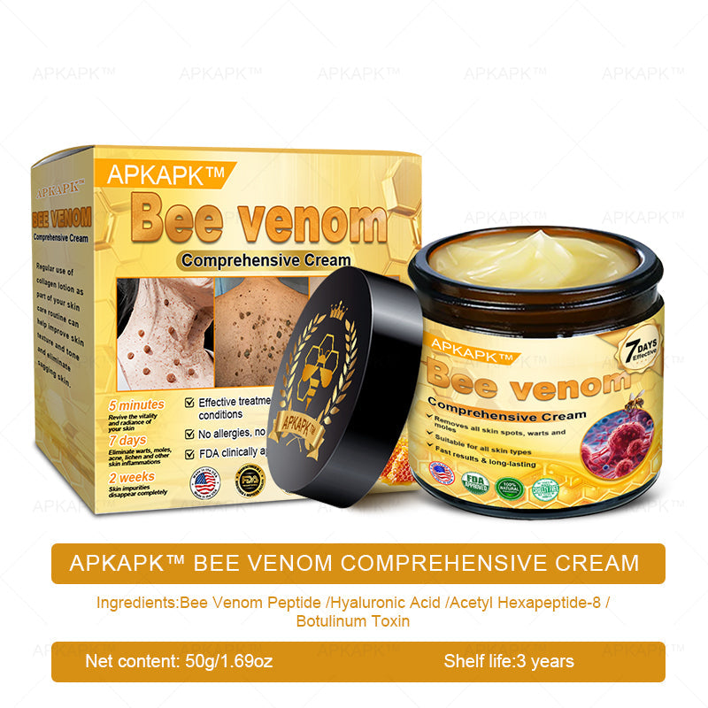 ✨✨ APKAPK® Bee venom Comprehensive Cream 🔥 Sagging Skin, Fine Lines, Loss of Firmness, Flat Bust, Drooping Hips, and More